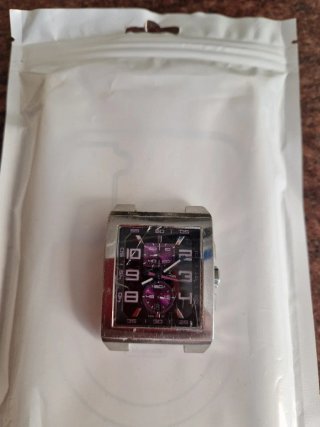 Reloj Festina Chrono Plata Morado