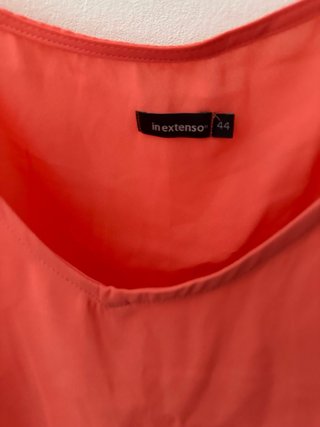 Camiseta tirantes naranja T44 sin estrenar