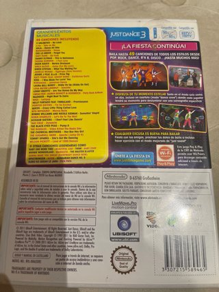 Pack 5 Juegos Wii: JustDance, Mariokart, CodeLyoko