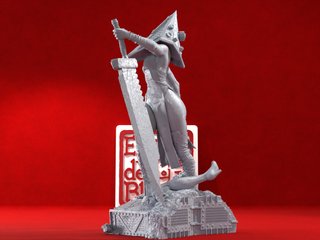 Figura Resina She Pyramid Head, Silent Hill 1/8