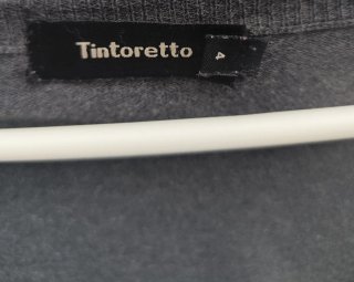 Cárdigan punto fino Gris Marengo Tintoretto Talla