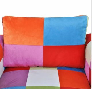 Sillón patchwork multicolor