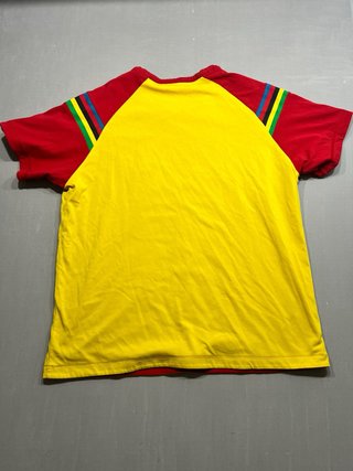 Camiseta Adidas reversible roja y amarilla