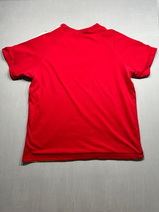Camiseta Adidas reversible roja y amarilla