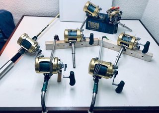 SHIMANO TIAGRA 50W LRSA + POLEAS