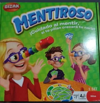 Dos Juegos de mesa Pictureka y Mentiroso