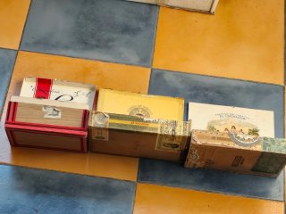 Scatole di sigari vintage (3 unità)