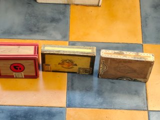 Scatole di sigari vintage (3 unità)