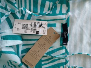 Top blusa de tirantes con volante talla S