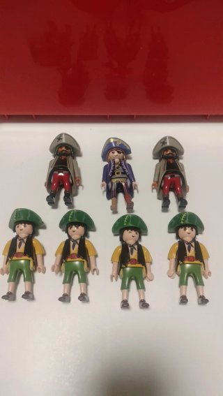 Playmobil Piratas - Lote 7 figuras
