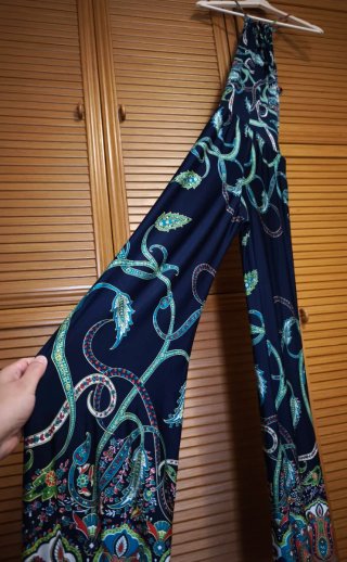 Mono largo ajustado veraniego estampado Talla M
