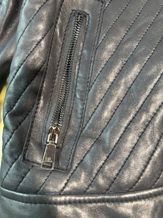 Cazadora Biker Piel Bimba y Lola