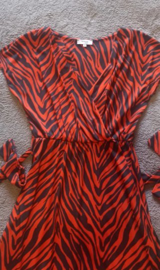 Vestido estampado cebra Formula Joven Talla S