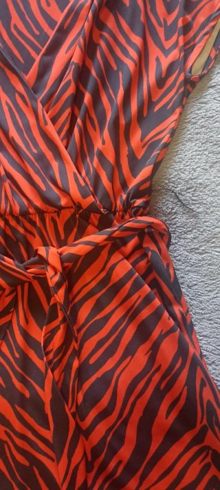 Vestido estampado cebra Formula Joven Talla S