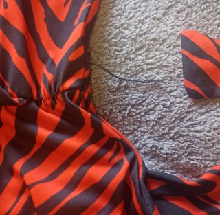 Vestido estampado cebra Formula Joven Talla S