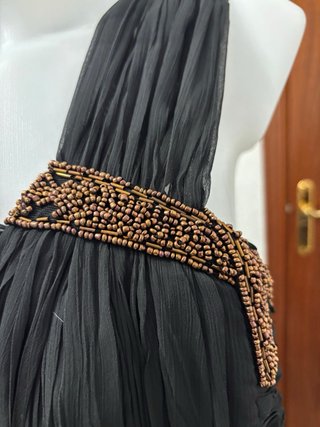 Vestido negro largo elegante
