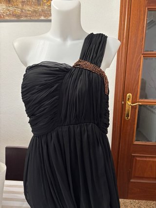 Vestido negro largo elegante