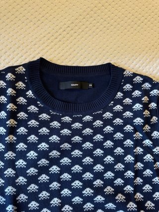 Jersey DAPP azul manga corta de Space Invaders