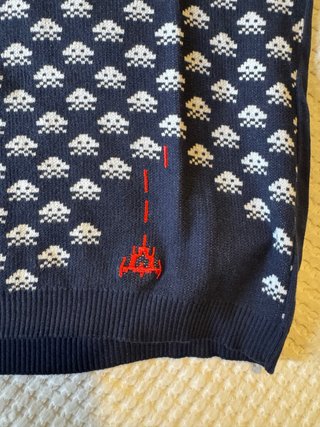 Jersey DAPP azul manga corta de Space Invaders
