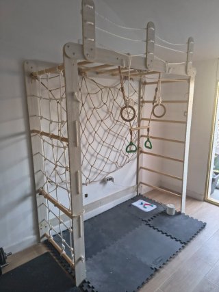 Gimnasio de madera Montessori