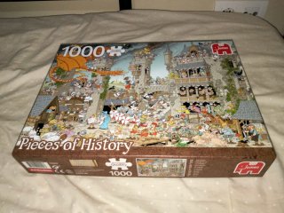 Lote 3 Puzzles 1000 Piezas: Mapa, Marvel, Dragones