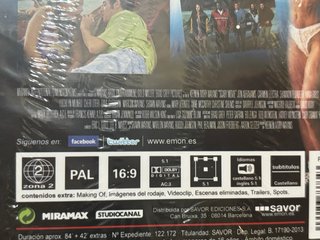 Confezione 5 Film Scary Movie DVD Nuovi