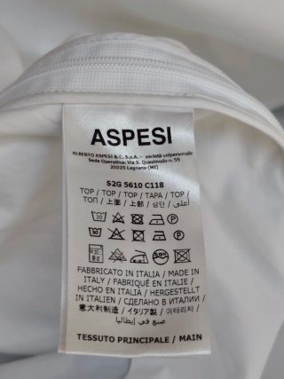 Top tirantes blanco Aspesi