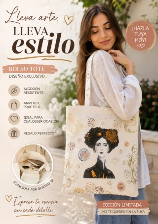 Bolso Tote Diseño Exclusivo Hecho a Mano