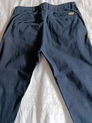 Pantalón chino hombre azul marino