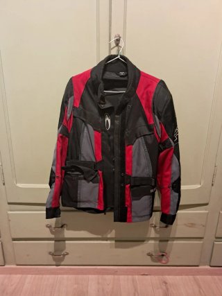 Chaqueta Moto Mujer Negra/Roja Talla L