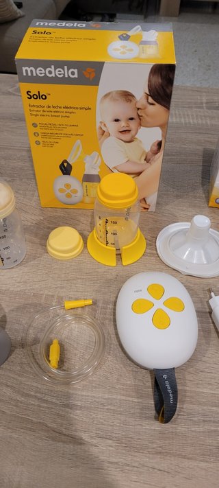 Sacaleches Medela Solo Eléctrico + Accesorios