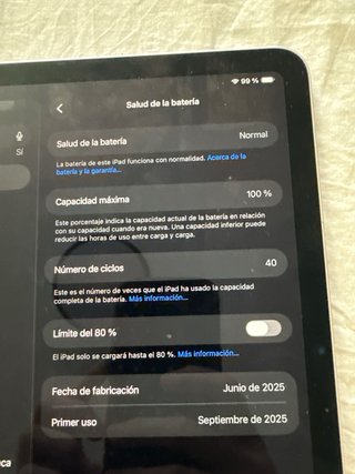 iPad Air 11 M3 128GB Como Nuevo + Funda