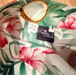 Falda Sugar Shock Tropical Piñas y Flores