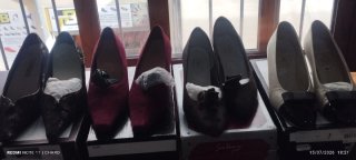 Conjunto di scarpe col tacco da donna taglia 37