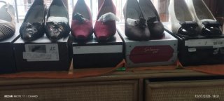 Conjunto di scarpe col tacco da donna taglia 37