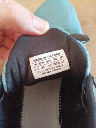 Zapatillas Salomon Azul/Verde talla 44