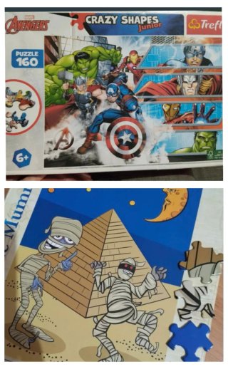 Pack 2 puzzles Avengers y Momia 6/8 años