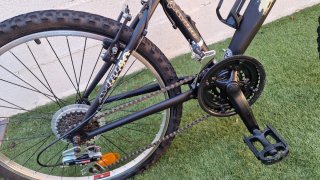 Bicicleta Montagna B'Twin 24 Nera