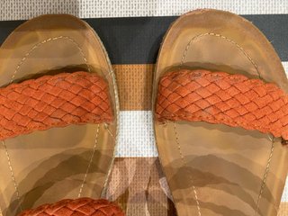 Sandalias de mujer naranjas