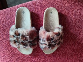 Chanclas Mujer Talla 38 Beige Multicolor