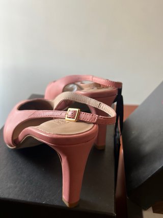 Zapatos Stefanel Destalonados Rosa Tacon