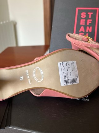 Zapatos Stefanel Destalonados Rosa Tacon