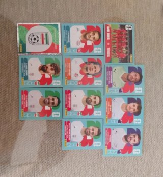 Lote 11 cromos Mundial 2026