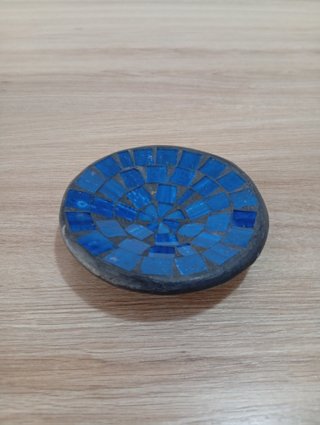 Lote 10 cuencos mosaico azul 10 cm