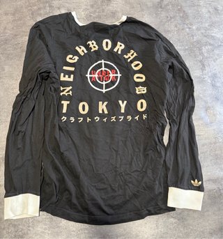 Camiseta Adidas manga larga negra Talla L