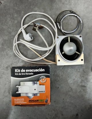 Kit evacuación tiro forzado HogarTec
