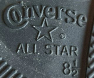 Vintage Converse caña alta reversibles.