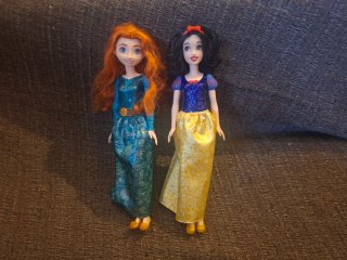 Muñecas Disney Merida y Blanca Nieves