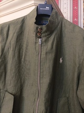 Cazadora Bomber Polo Ralph Lauren Verde talla xl