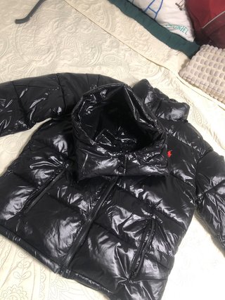 Anorak Ralph Lauren Negro Brillante